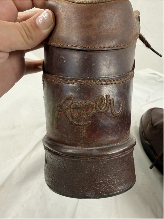 Roper Horseshoe mens 7.5 Chukka brown boots